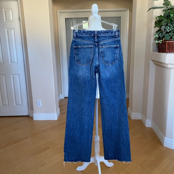 Zara Blue Wide Leg Women's Jeans - Picture 5 of 11